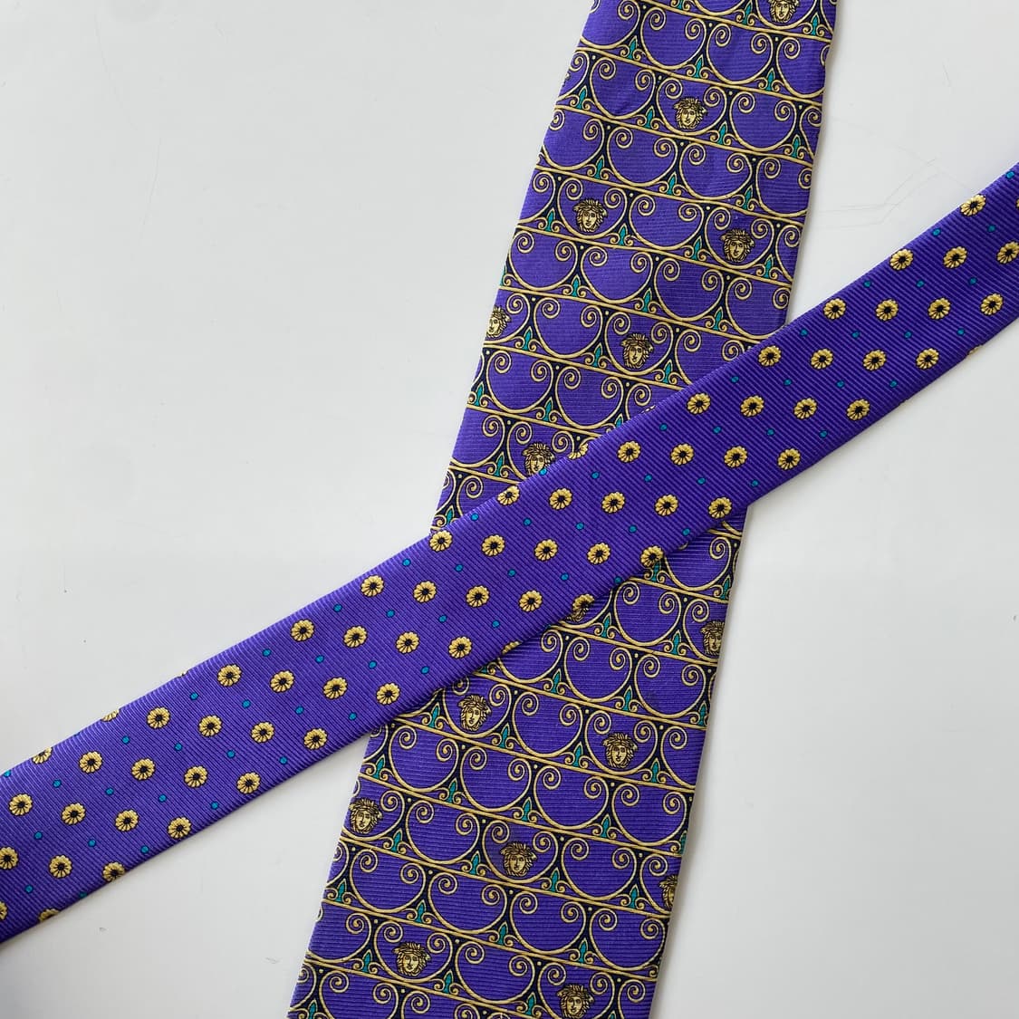 Versace 베르사체 정품 명품 모노그램 넥타이 상품이미지3