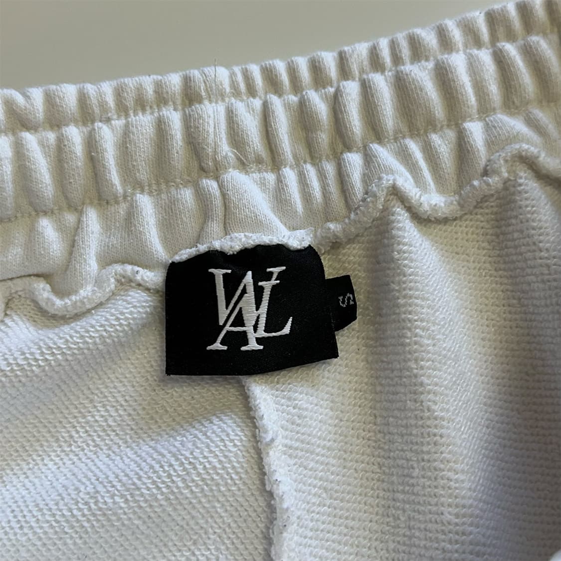 우알롱 조거팬츠 화이트 상품이미지3