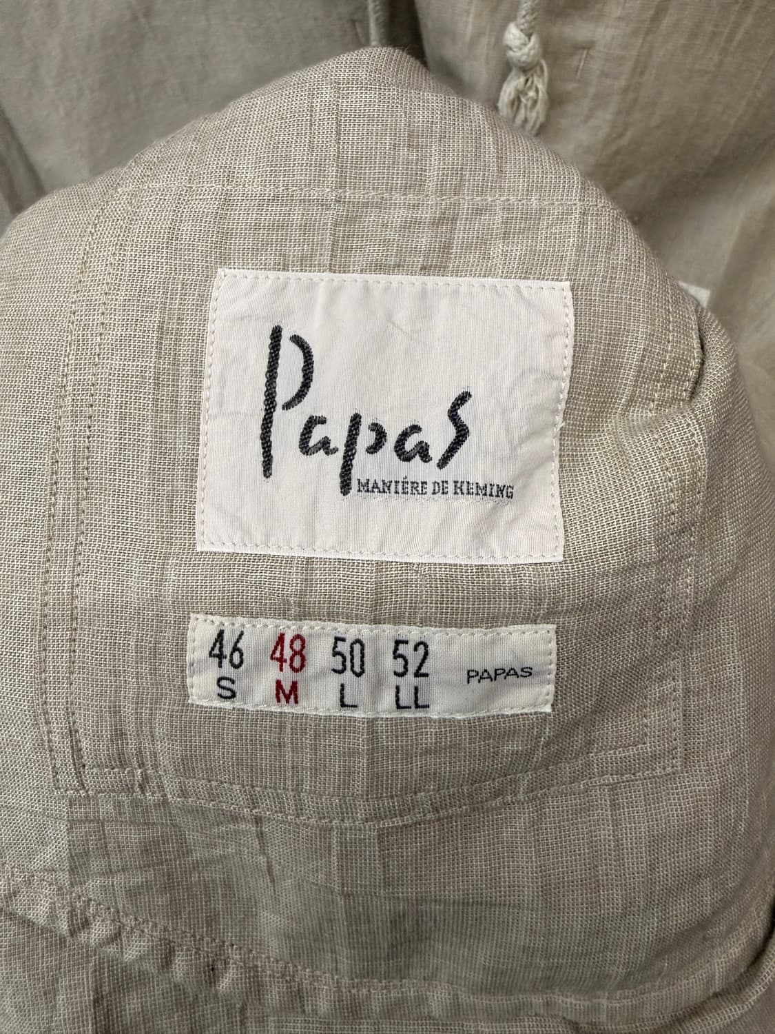 papad Japan 린넨 후드 셔츠 상품이미지5