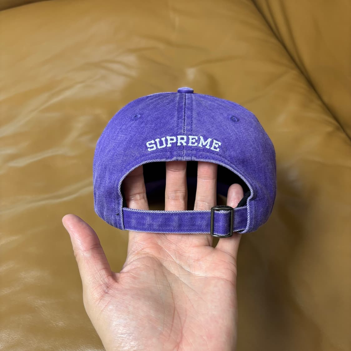 Supreme 슈프림 20ss 피그먼트 퍼플 S로고 6패널 볼캡 모자 상품이미지7