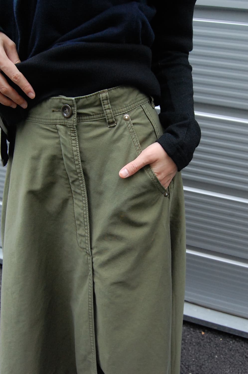 RNA unbalnace cotton skirt 상품이미지2