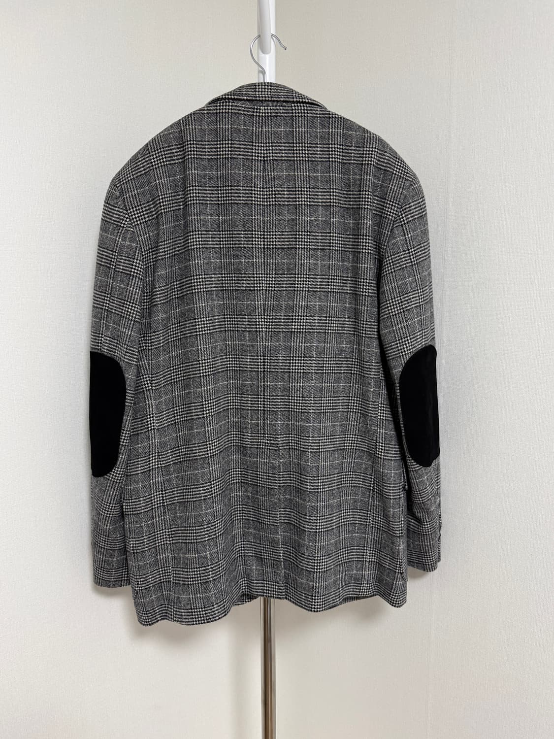 제이프레스 그레이 글렌체크 울 트위드 자켓 상품이미지2