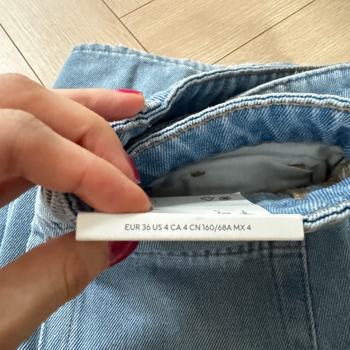 H&M 스트레이트 레귤러 웨이스트 36 상품이미지6