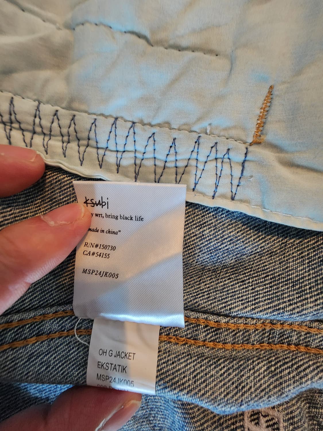 수비(Ksubi) 엑스타틱 자수 데님 셋업 상품이미지3