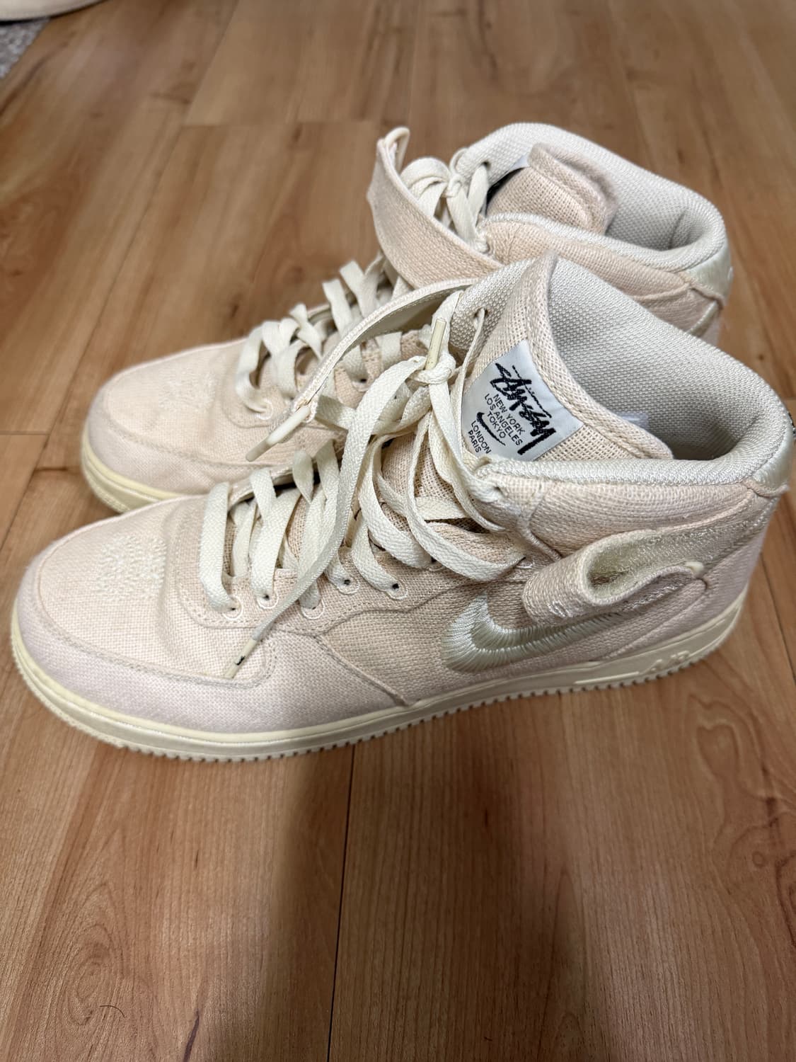 나이키 x 스투시 에어포스1 미드 파슬 290 상품이미지2