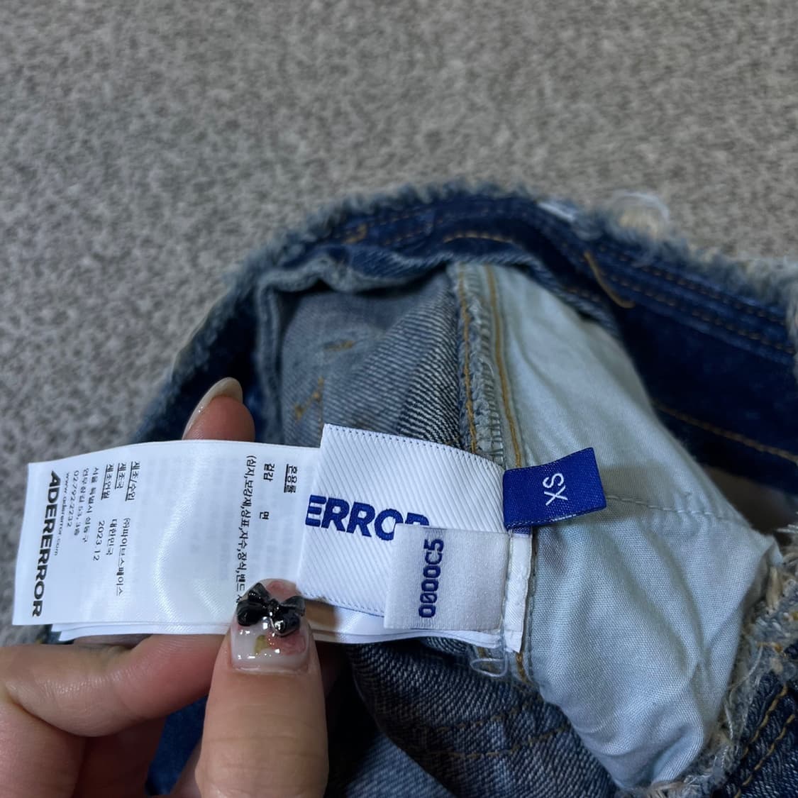 아더에러 일리 워싱 데님팬츠 상품이미지5