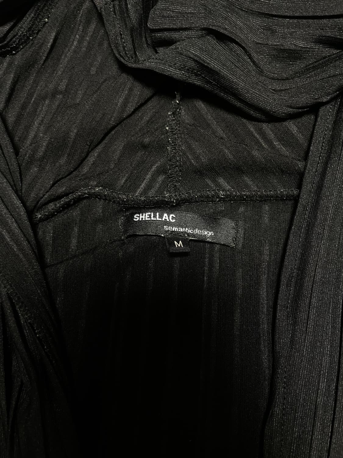ShellacXsemantic design black cardigan 상품이미지3