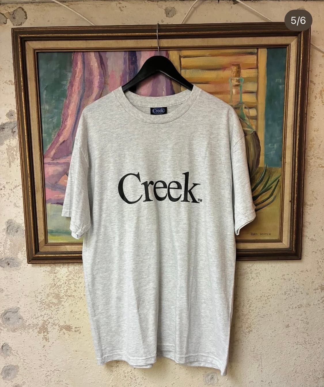 Creek 뉴욕 한정판 티셔츠 새상품 애쉬 그레이 상품이미지1