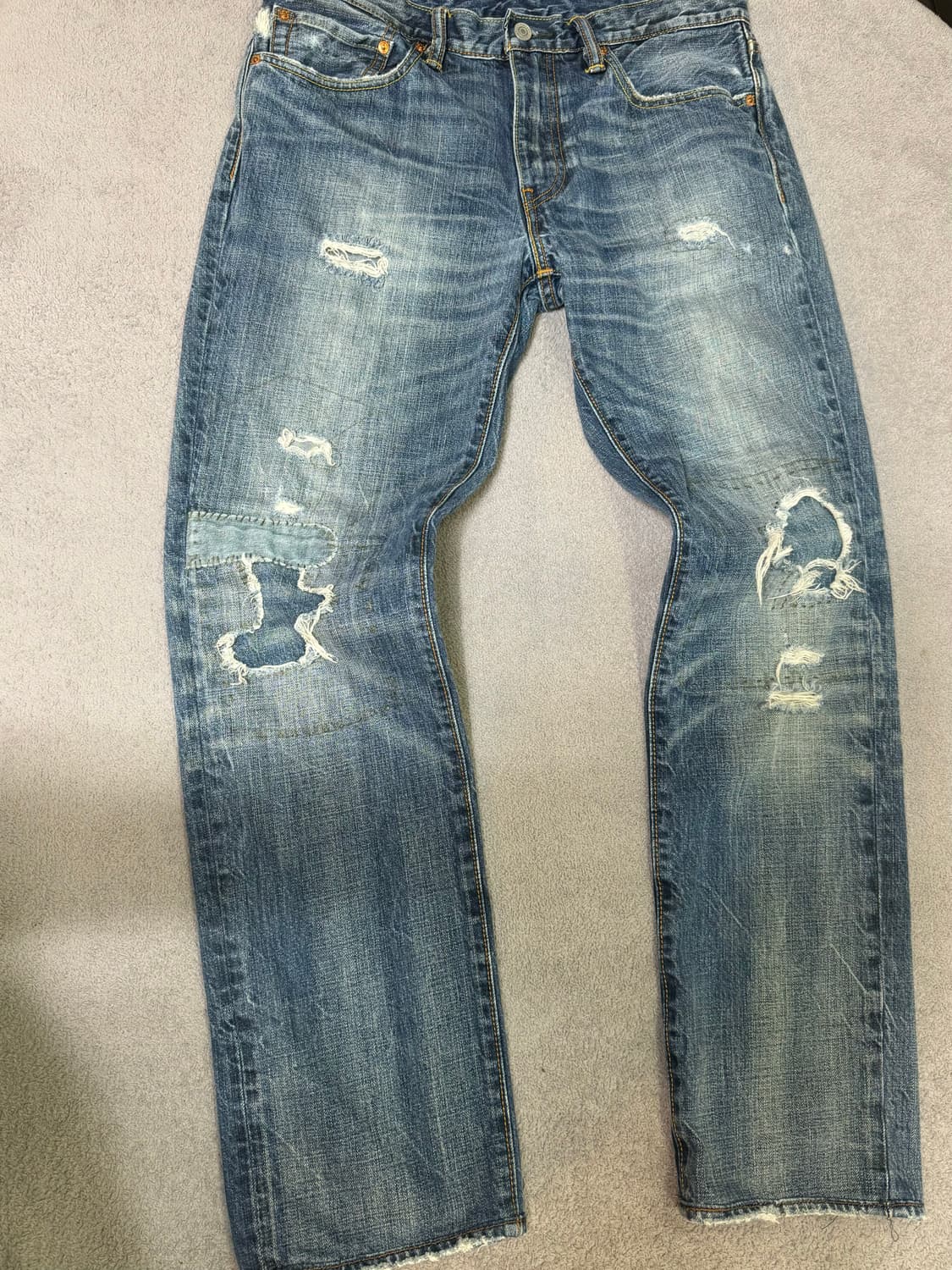 LEVIS 리바이스 빈티지 워싱 데미지 데님 청바지 / 86 상품이미지1