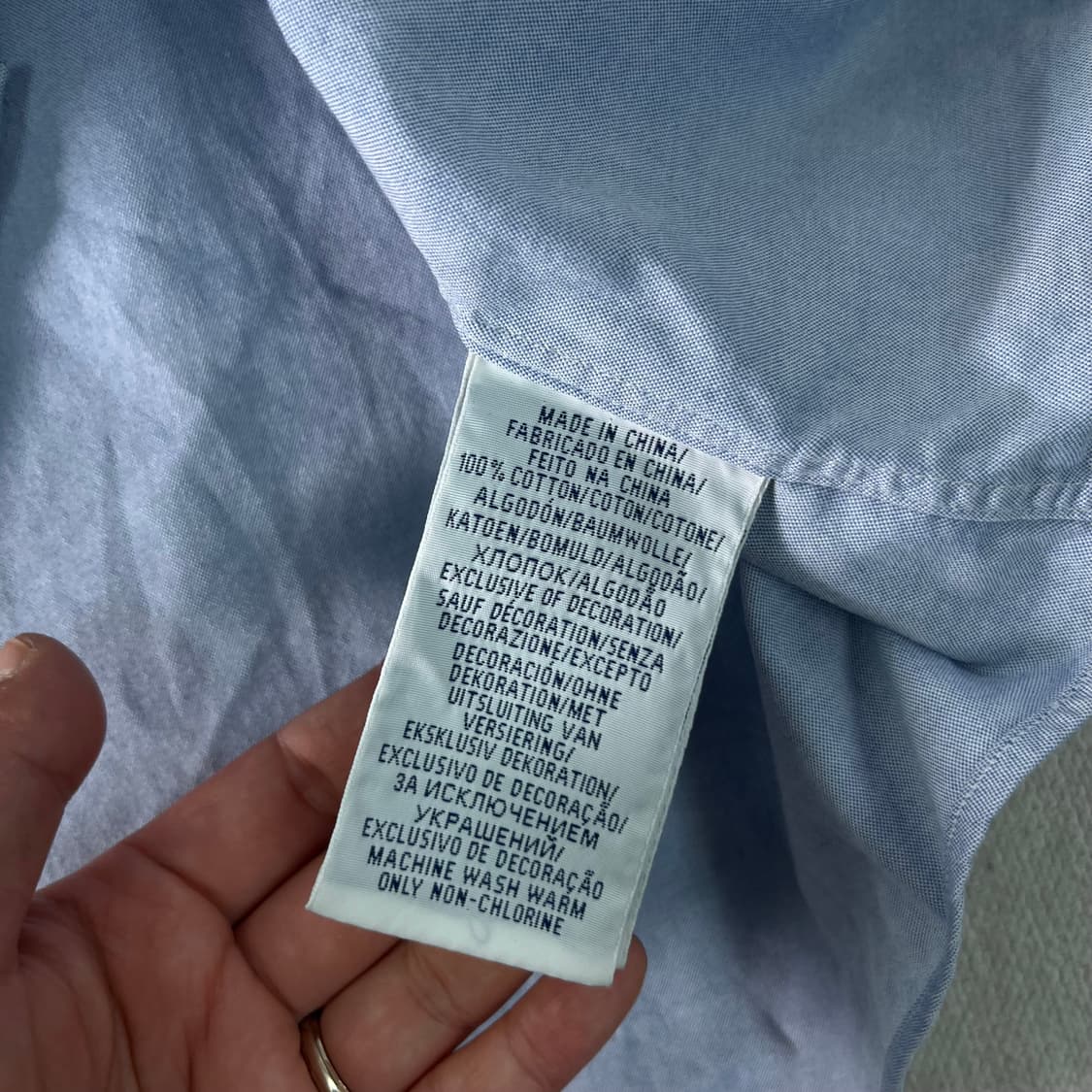 105 폴로랄프로렌 옥스포드 코튼 셔츠 상품이미지7