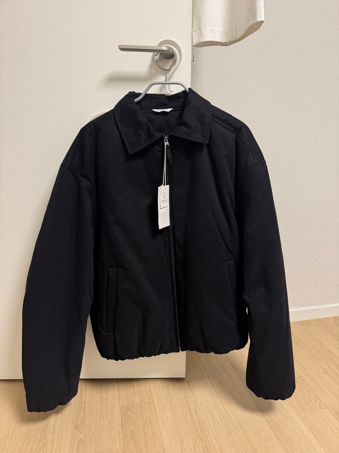 자라 스트럭처 블루종 봄버 자켓 상품이미지5