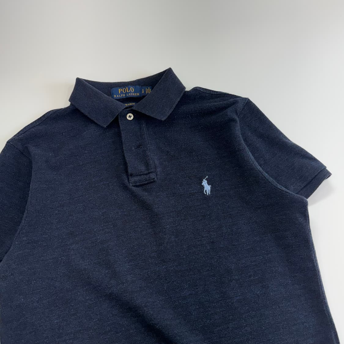 Polo 폴로 라이트 블루 포니 네이비 반팔 카라티  상품이미지4