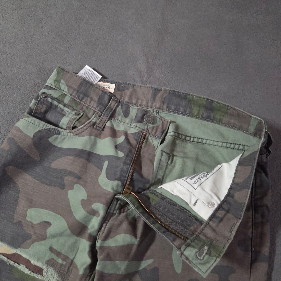 리바이스 하이볼 카모 패치워크 팬츠 30 상품이미지4