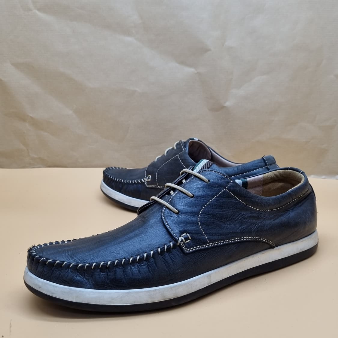 소다옴므 남성가죽스니커즈 실사이즈270  상품이미지1