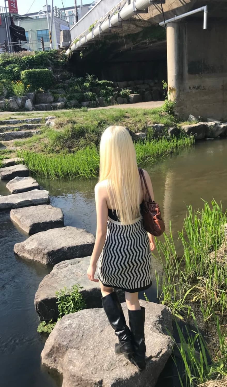 디에이디 홀터넥 원피스 상품이미지3