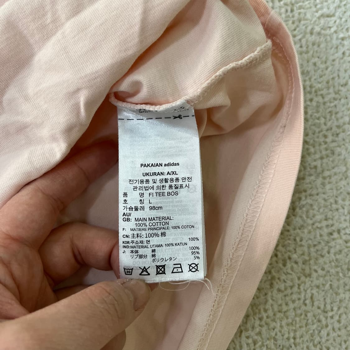 L 아디다스 여성 반팔 티셔츠 0331M 상품이미지3