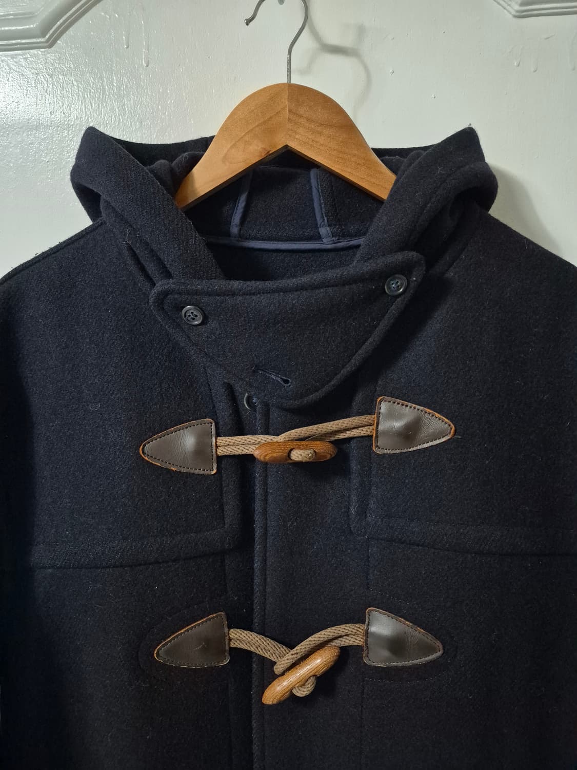 (L) van jac 반작 더플 코트 네이비 상품이미지2