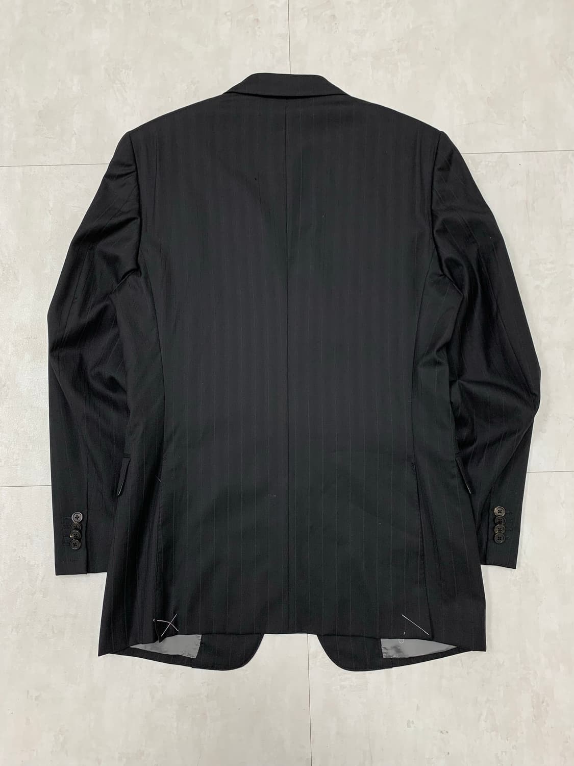 Time 블랙 스트라이프 블레이저 상품이미지6