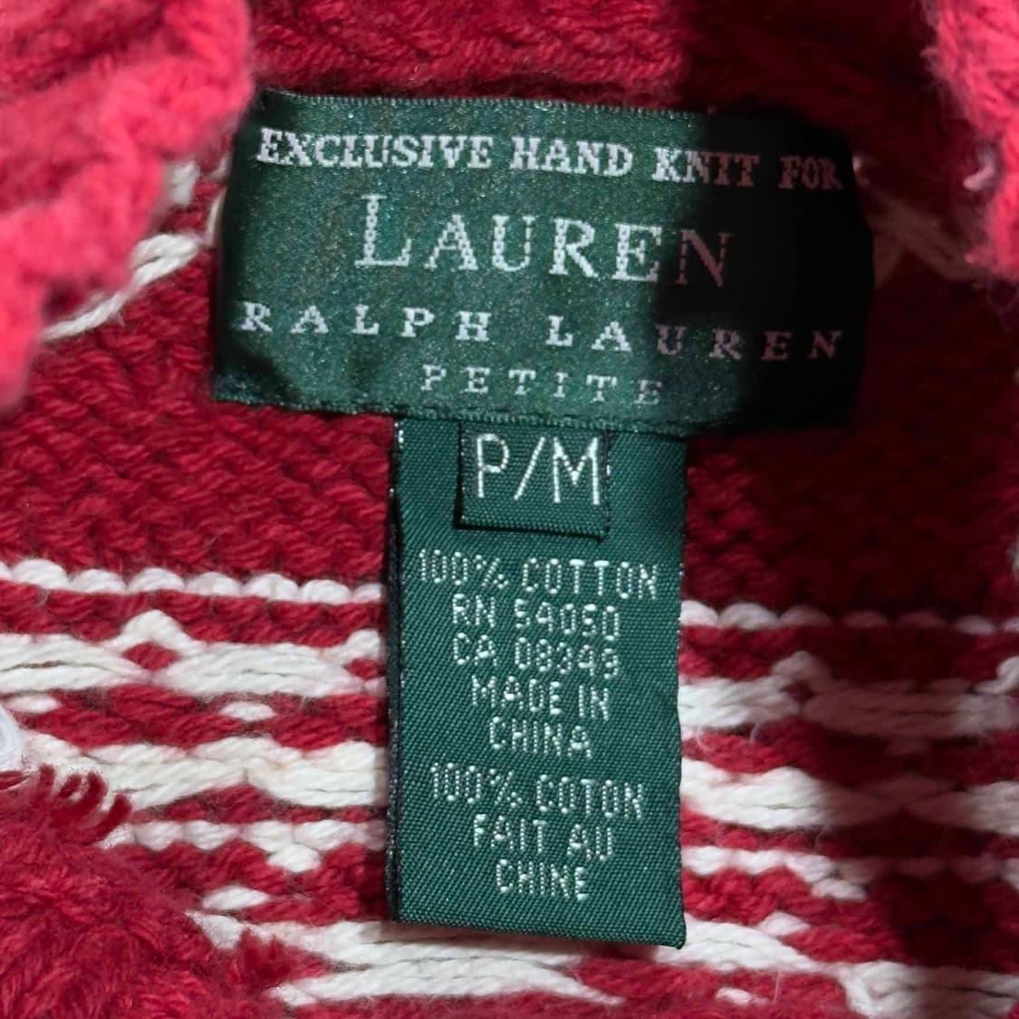 로렌 랄프로렌 노르딕 핸드 니트 상품이미지3