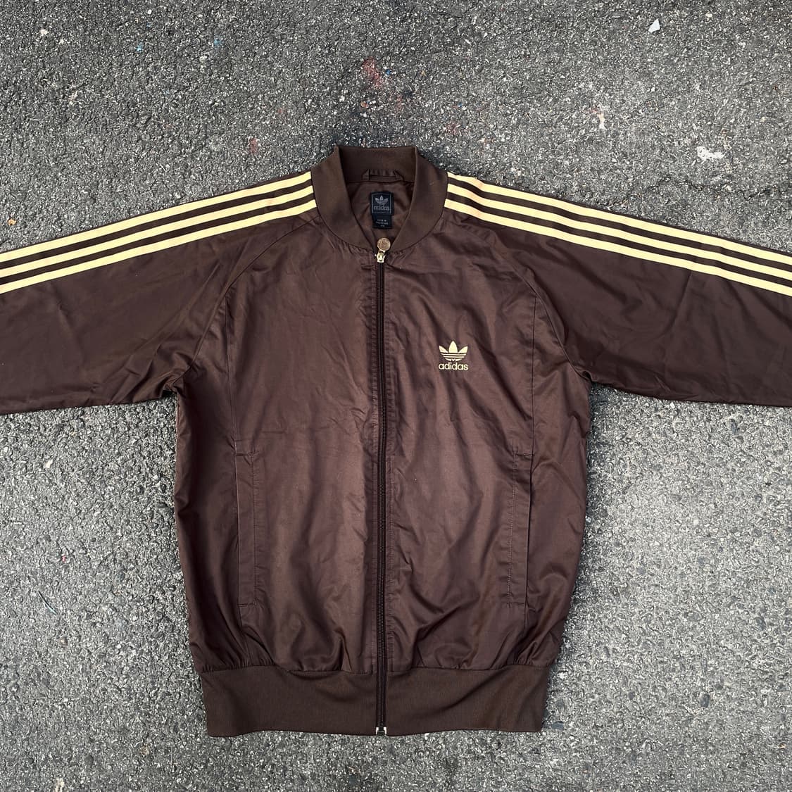 00s 아디다스 대대장 두쫀쿠 브라운 바람막이 올드스쿨 트랙자켓 L 상품이미지9