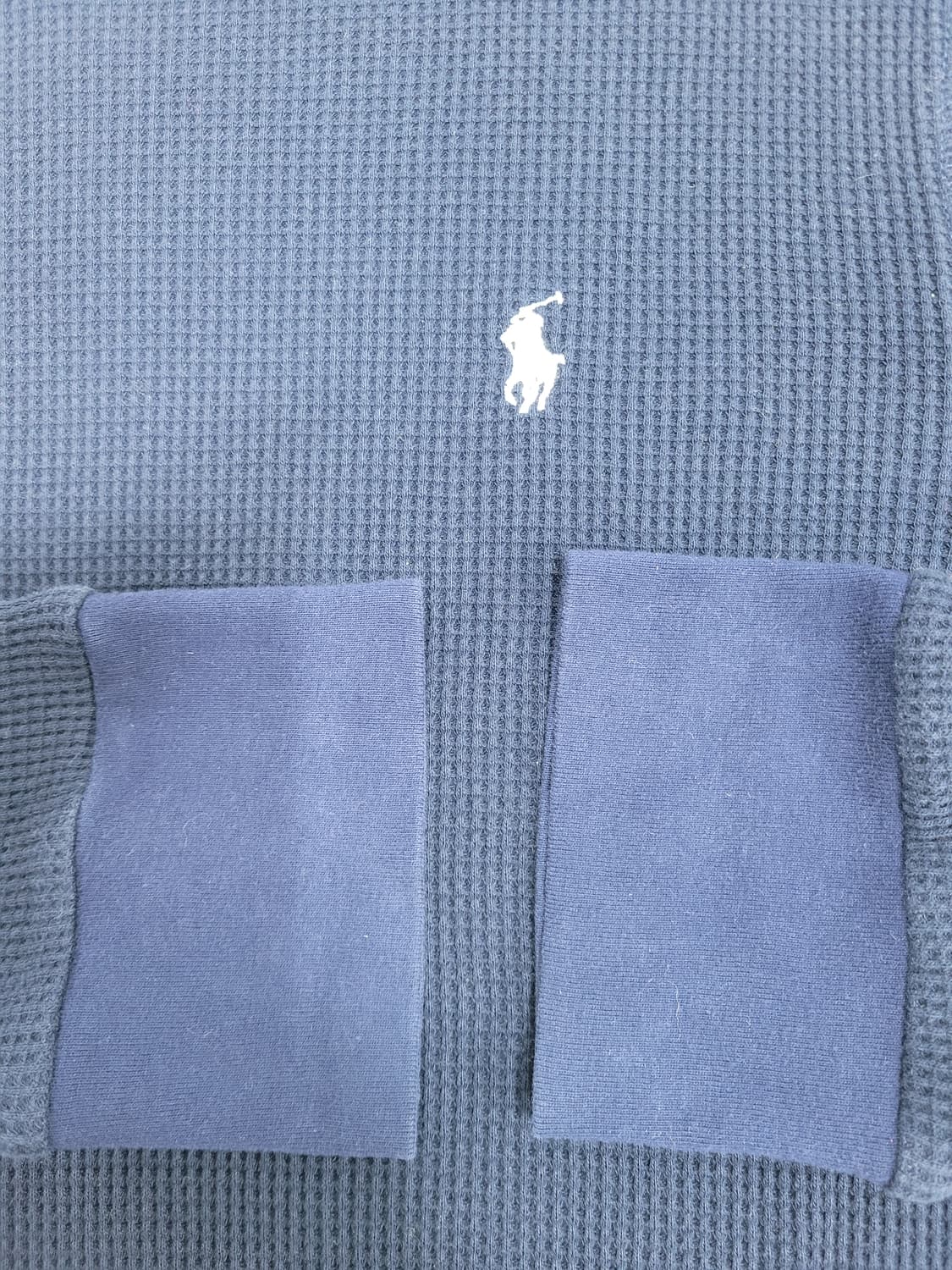 POLO 폴로 랄프로렌 화이트 포니 니트 티셔츠  / 남 XL 네이비
 상품이미지4