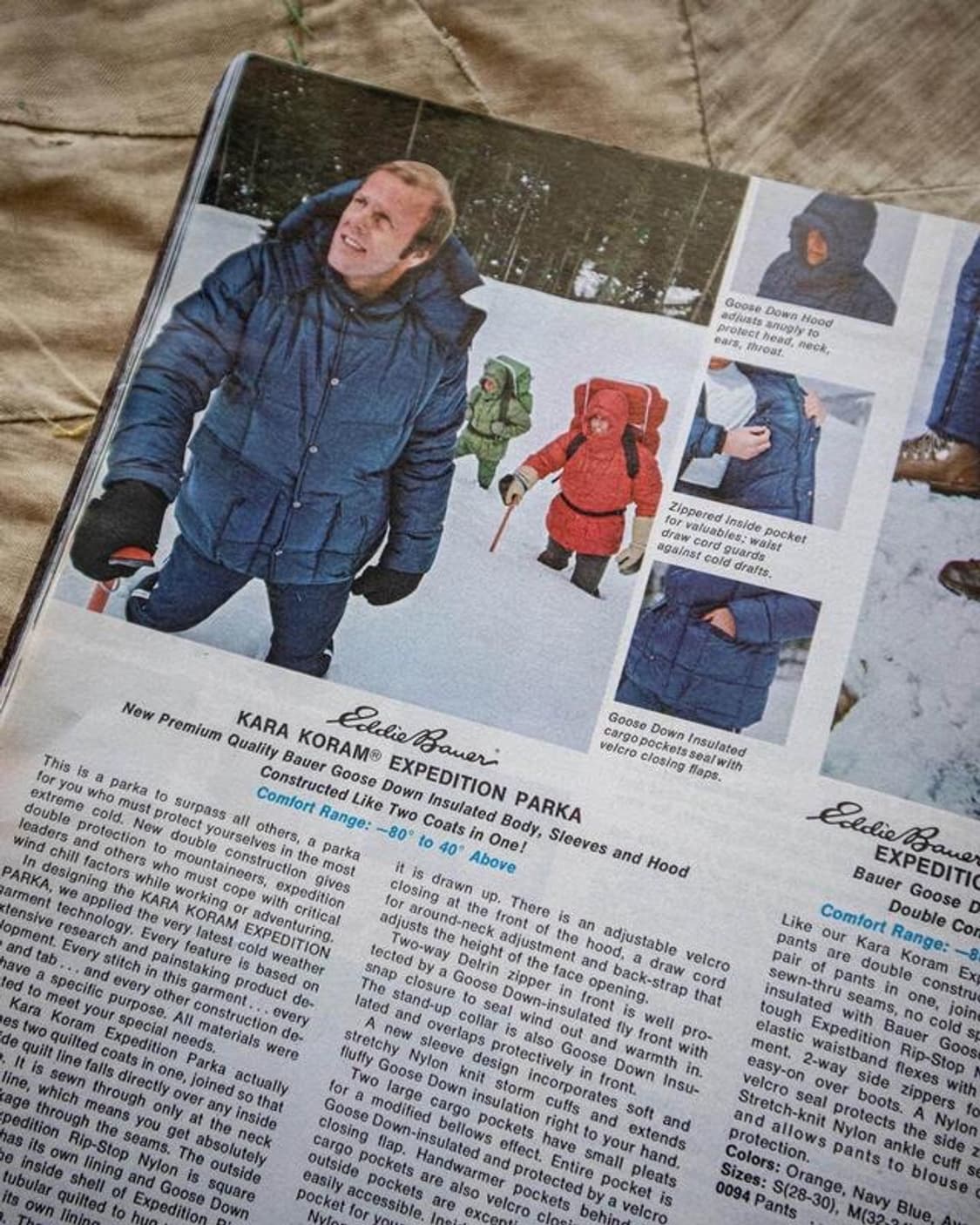 70s 에디바우어 익스페디션 파카 xl 상품이미지1