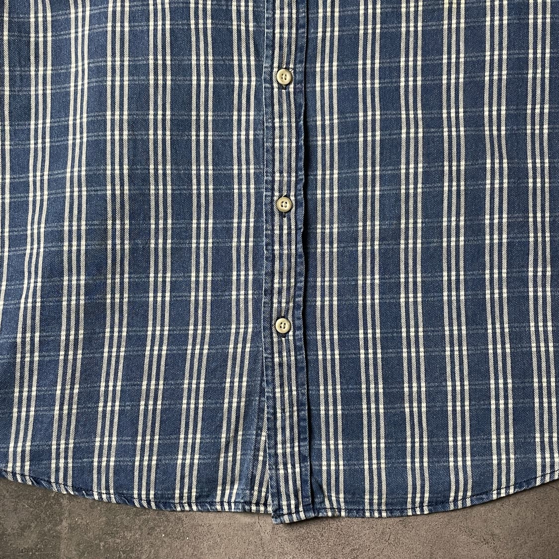 GEORGE 조지 빈티지 플랩포켓 코튼 체크 셔츠 A00672 상품이미지4