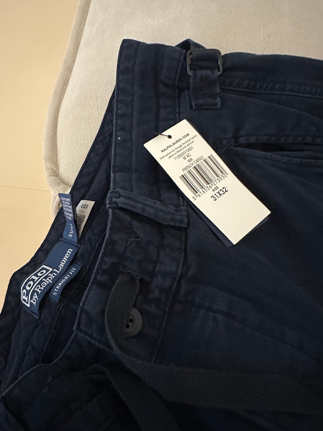 폴로 랄프로렌 릴렉스핏 헤링본 카고 네이비 31/32 상품이미지4