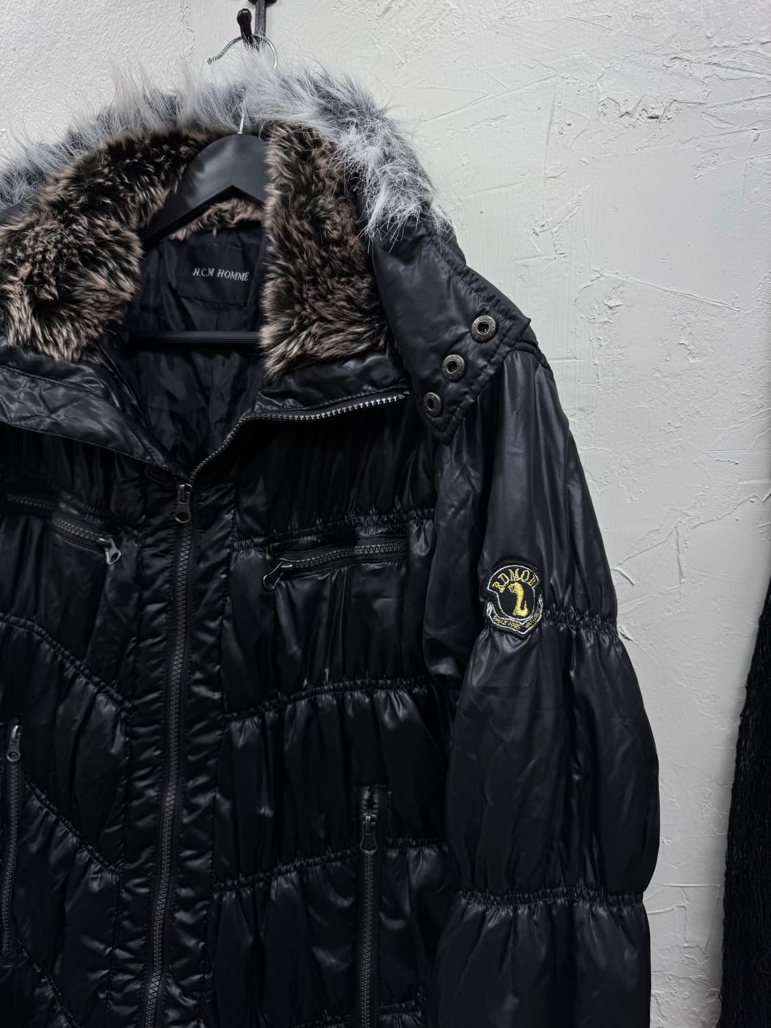 Hcm homme 00s vkei trimming fur down jac 상품이미지5