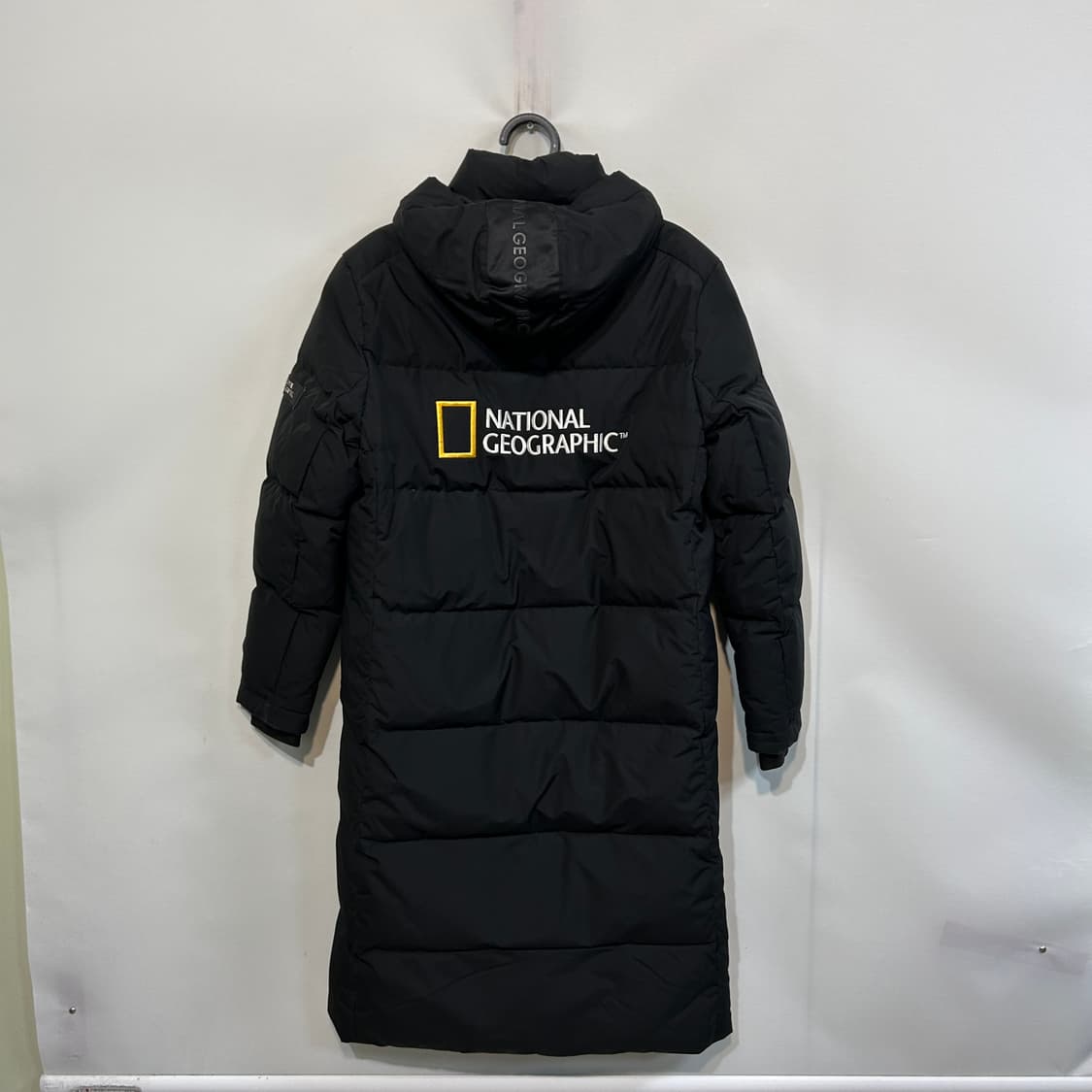 내셔널지오그래픽  여성 구스다운 롱패딩 90 블랙 상품이미지2