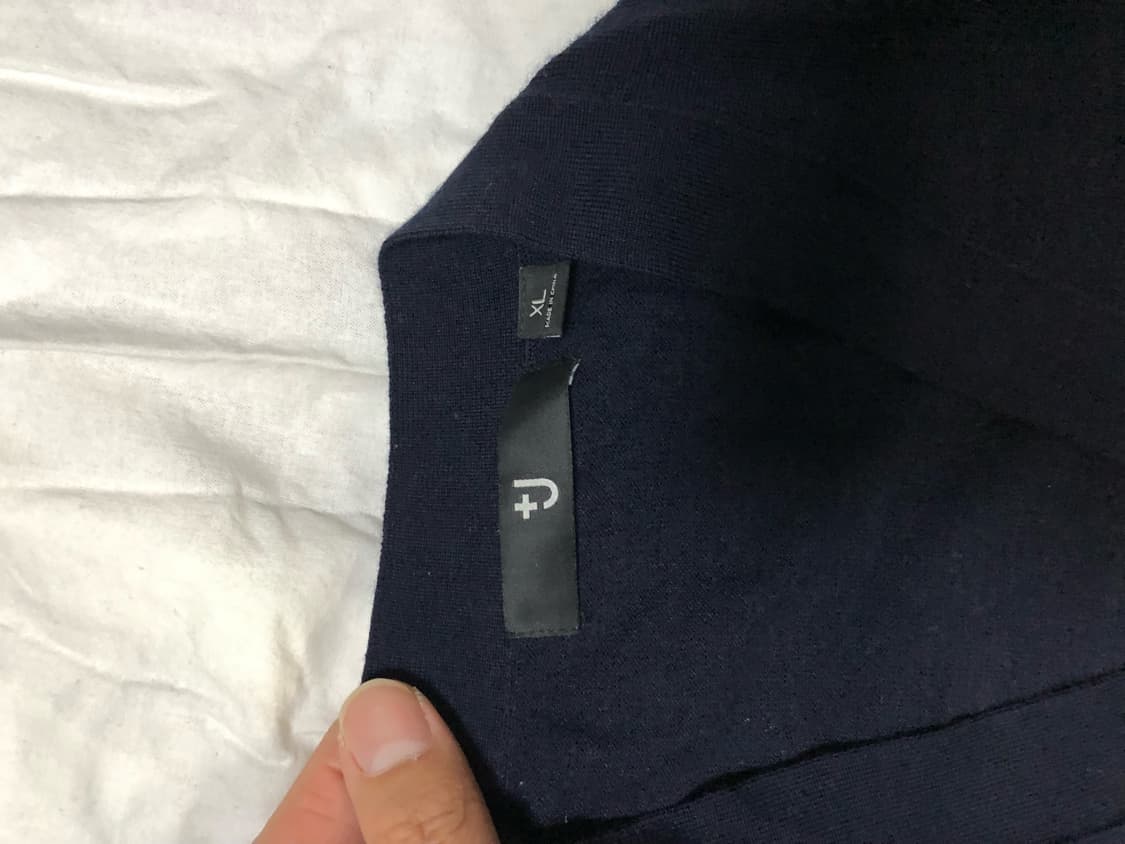 XL) 질샌더 유니클로 가디건 네이비 상품이미지3