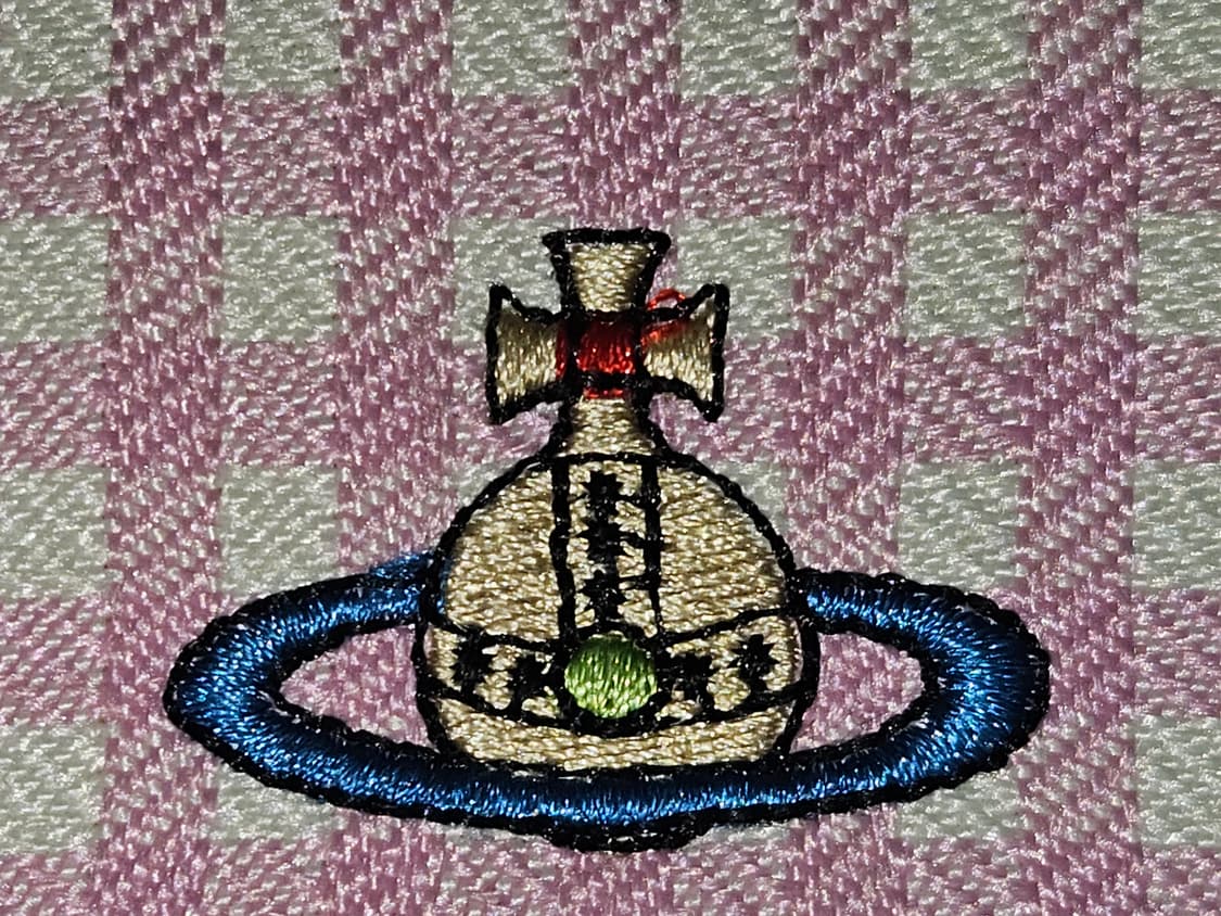 비비안웨스트우드 지갑/코튼 핑크 체크 빈티지 상품이미지6