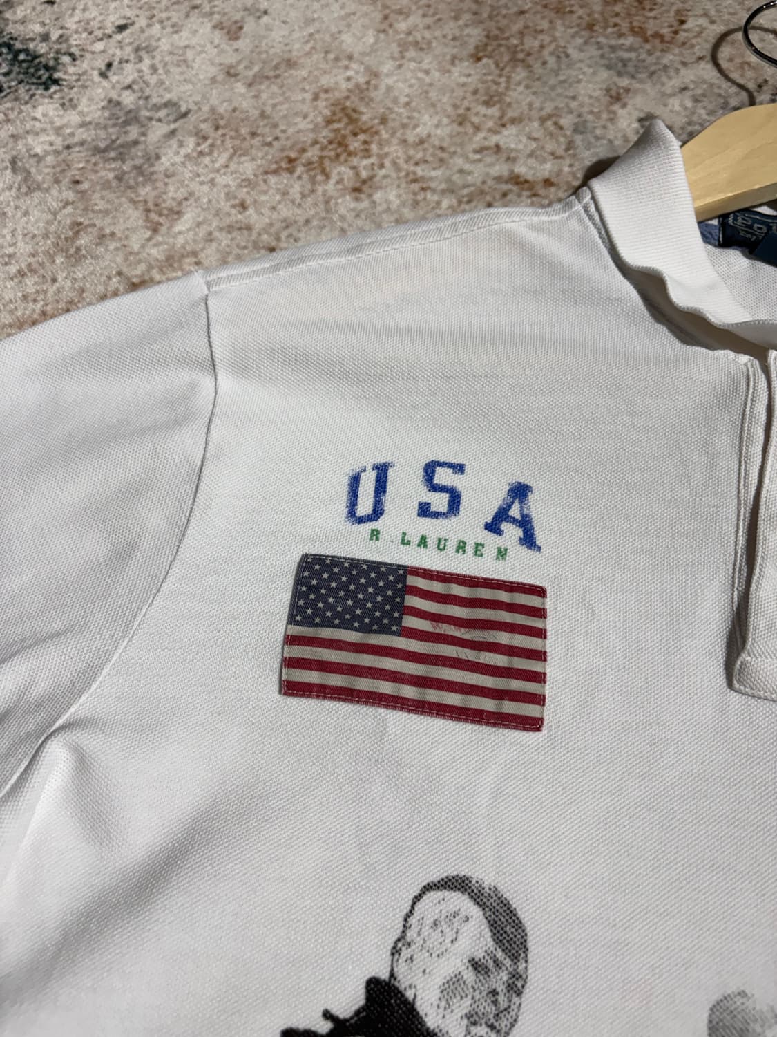 폴로 빅포니 성조기 USA 치프키프 커스텀 반팔 티셔츠 상품이미지3