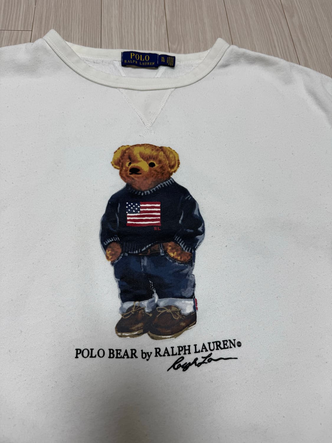 폴로베어 맨투맨 XL 상품이미지2