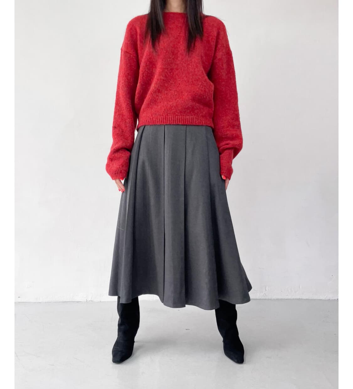 [rapture] 랩쳐 니트 MY DAY WOOL KNIT (red) 상품이미지4