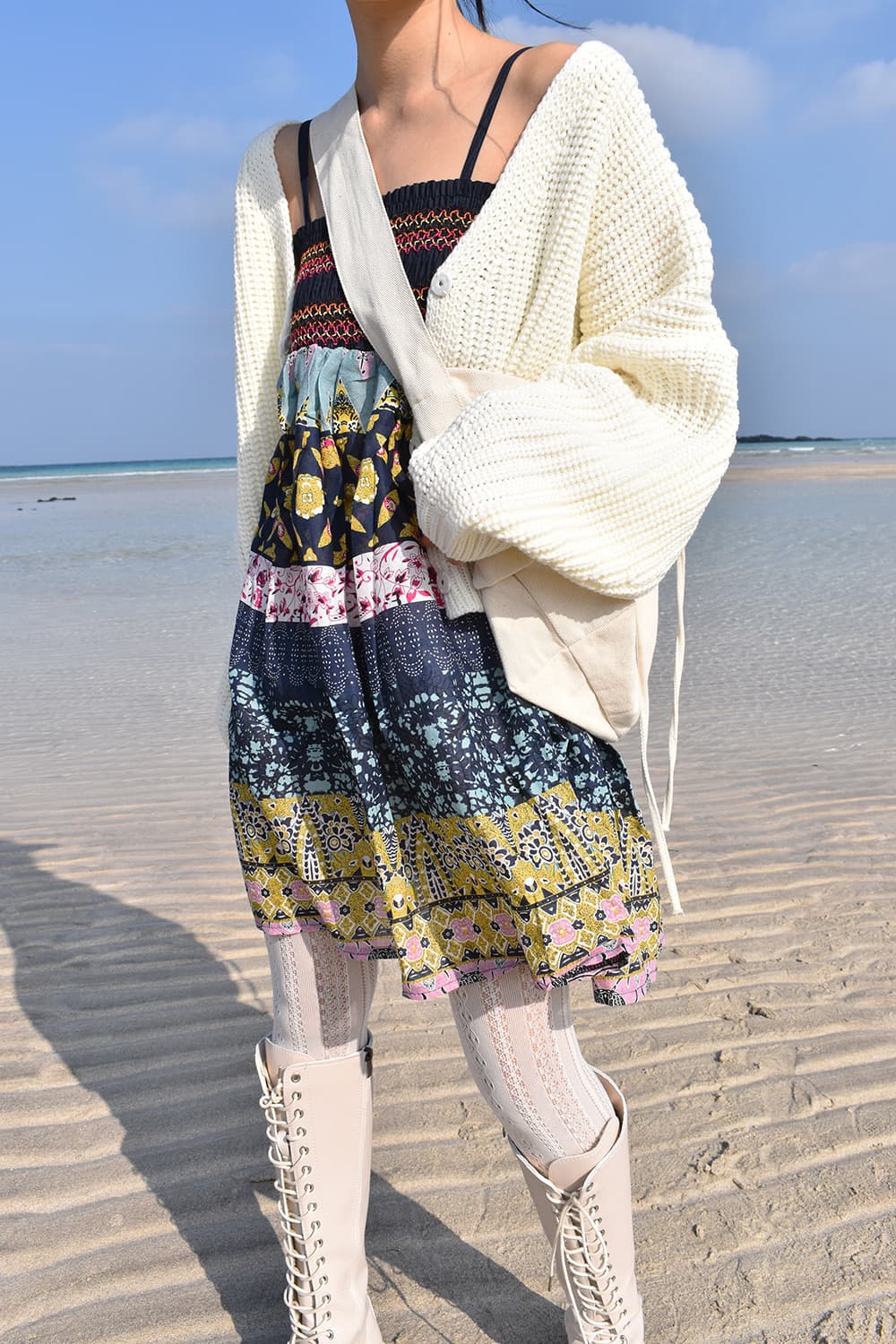 일본빈티지 모리걸 패치워크 원피스 아쿠비클럽 아오이유우 하구미 모리노가토 상품이미지1