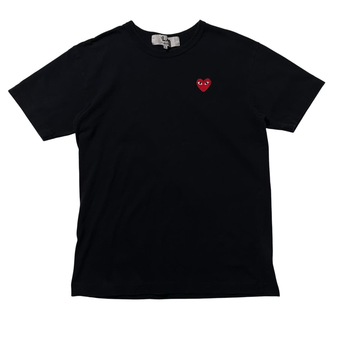 (매장판) 꼼데가르송 플레이 하트와펜 반팔 티셔츠 블랙 상품이미지1