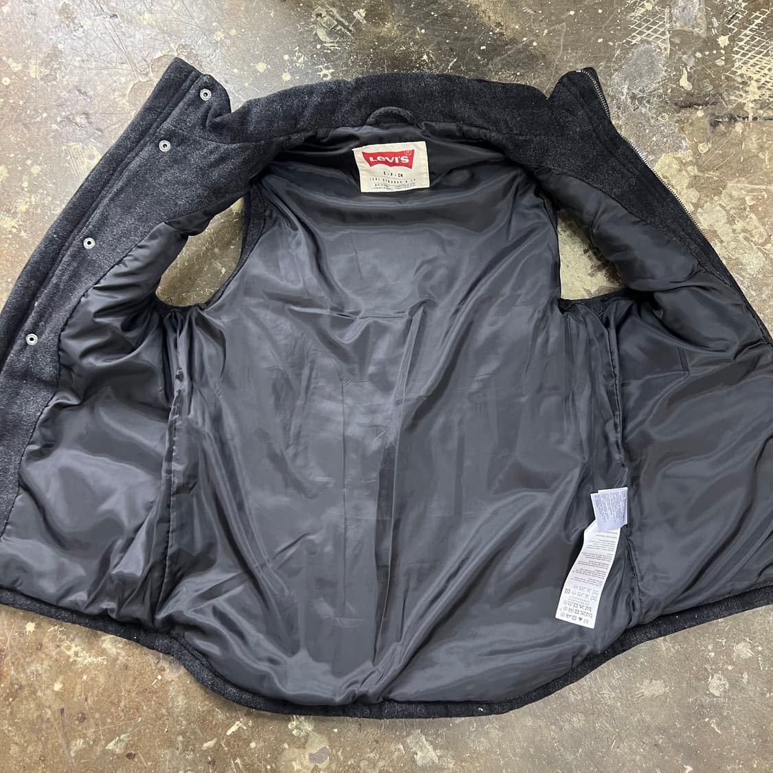 S) 리바이스 체크 패딩 조끼 베스트 아메카지 워크웨어 상품이미지4