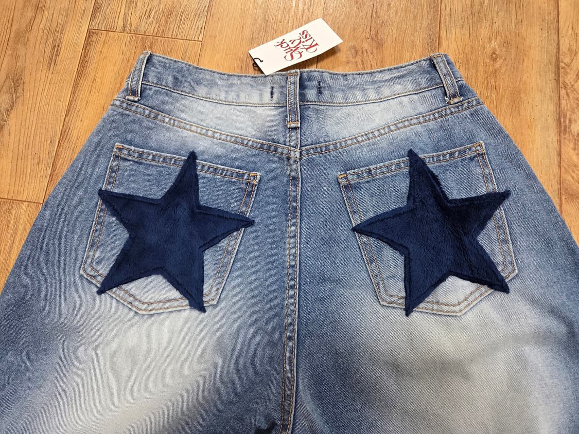 석마이키스(SUCK MY KISS) 포켓패치 데님팬츠 66 새상품 상품이미지7