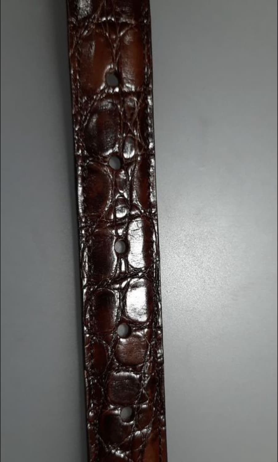 GUCCI 구찌(크로커다일 스킨-악어가죽)95 사이즈-해외발송 상품이미지4