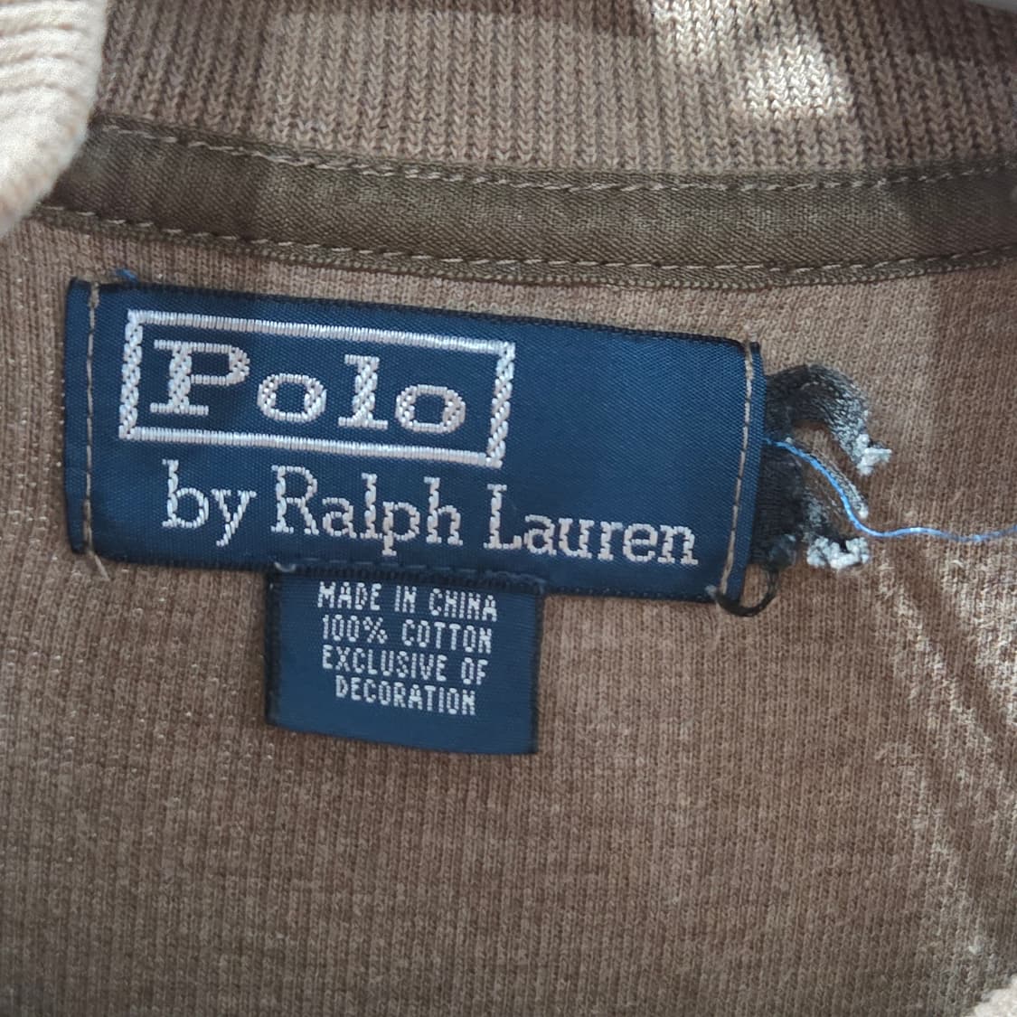 폴로랄프로렌 풀오버 하프집업 연브라운 상품이미지3