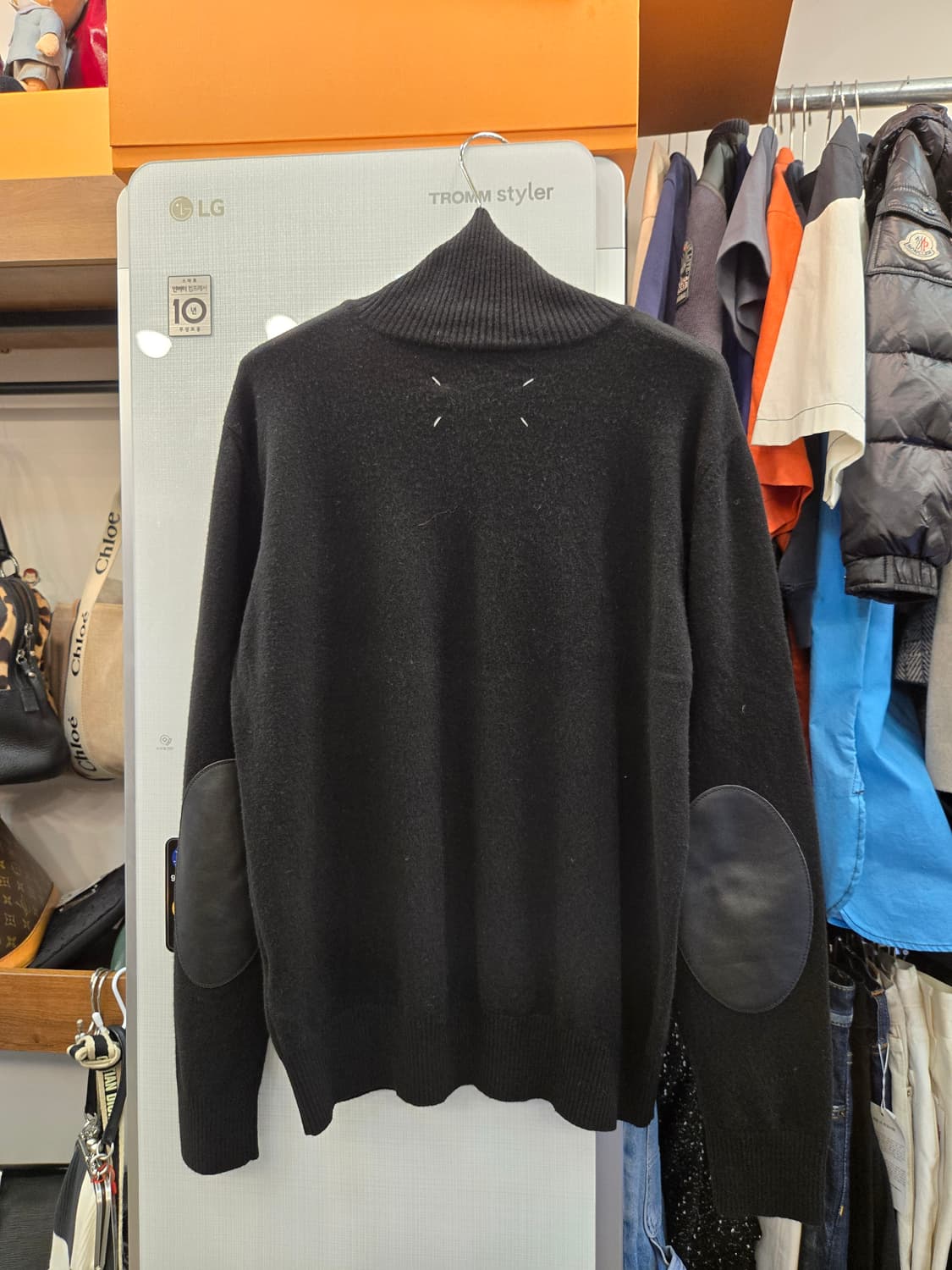 [쿨거환영]메종 마르지엘라  엘보 패치 터틀넥 니트 스웨터 상품이미지2