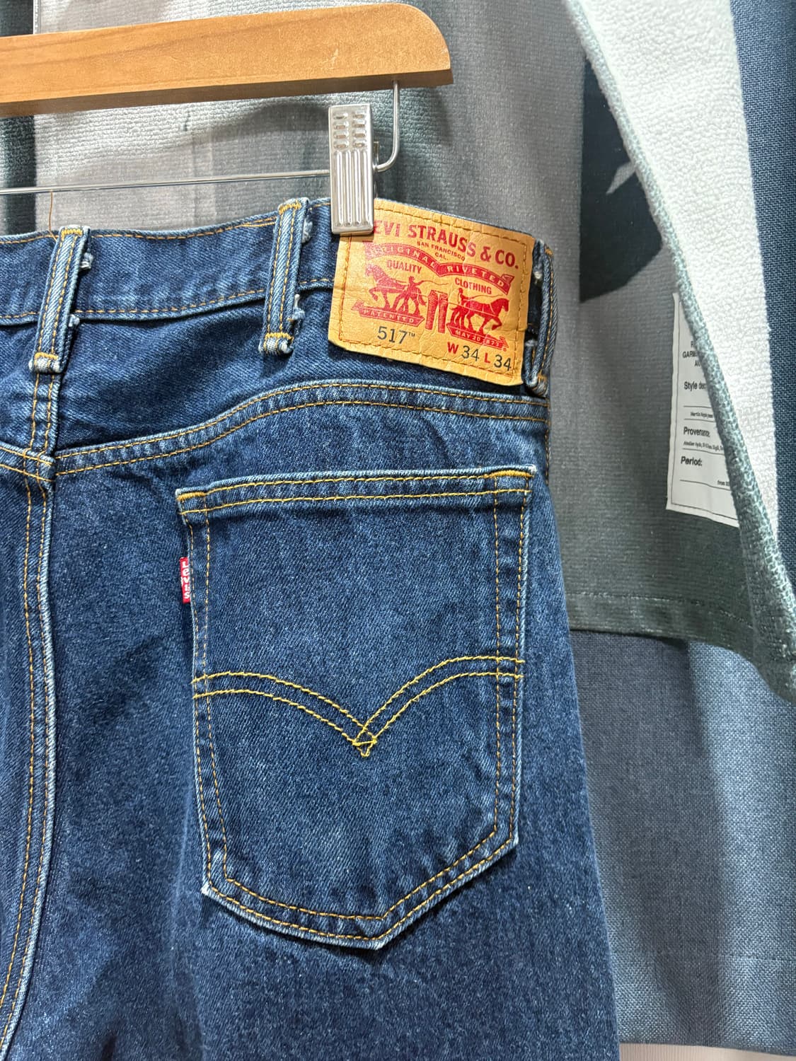 리바이스 517 부츠컷 인디고 팬츠 상품이미지4