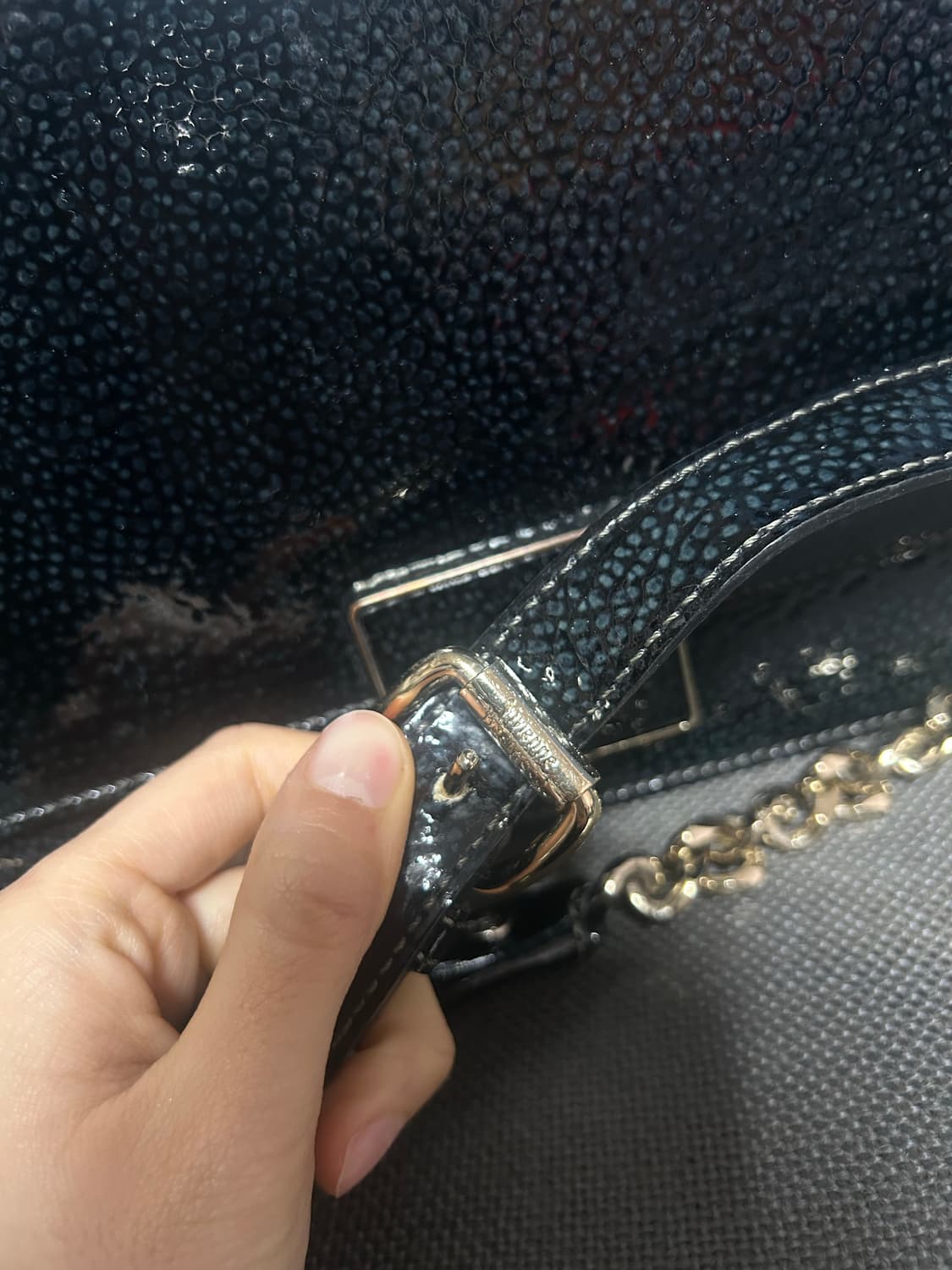 비비안웨스트우드 에나멜 크로스백 상품이미지4