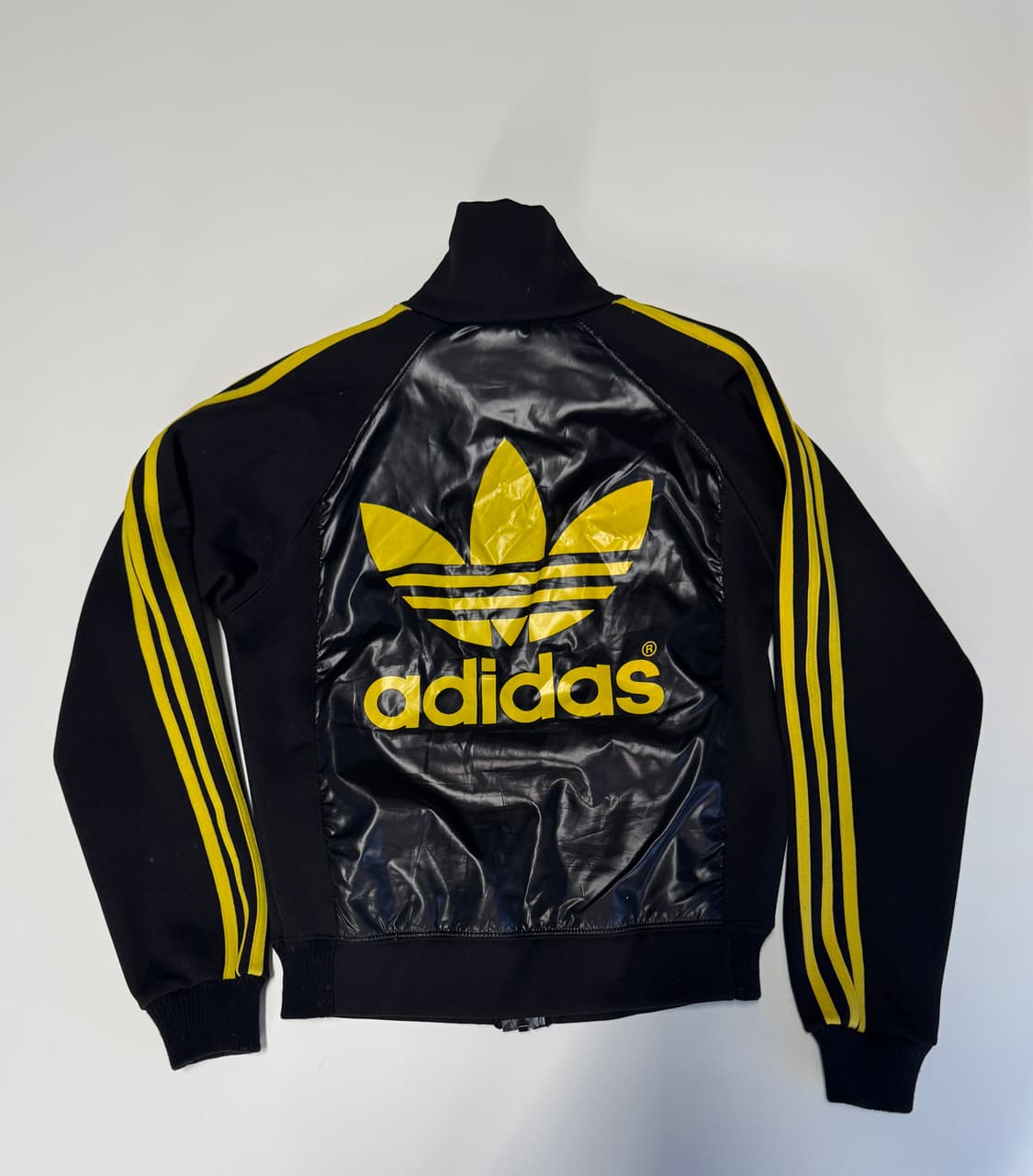 희귀!! 여성 아디다스 올드스쿨 기모 유광 트랙탑 져지 상품이미지1