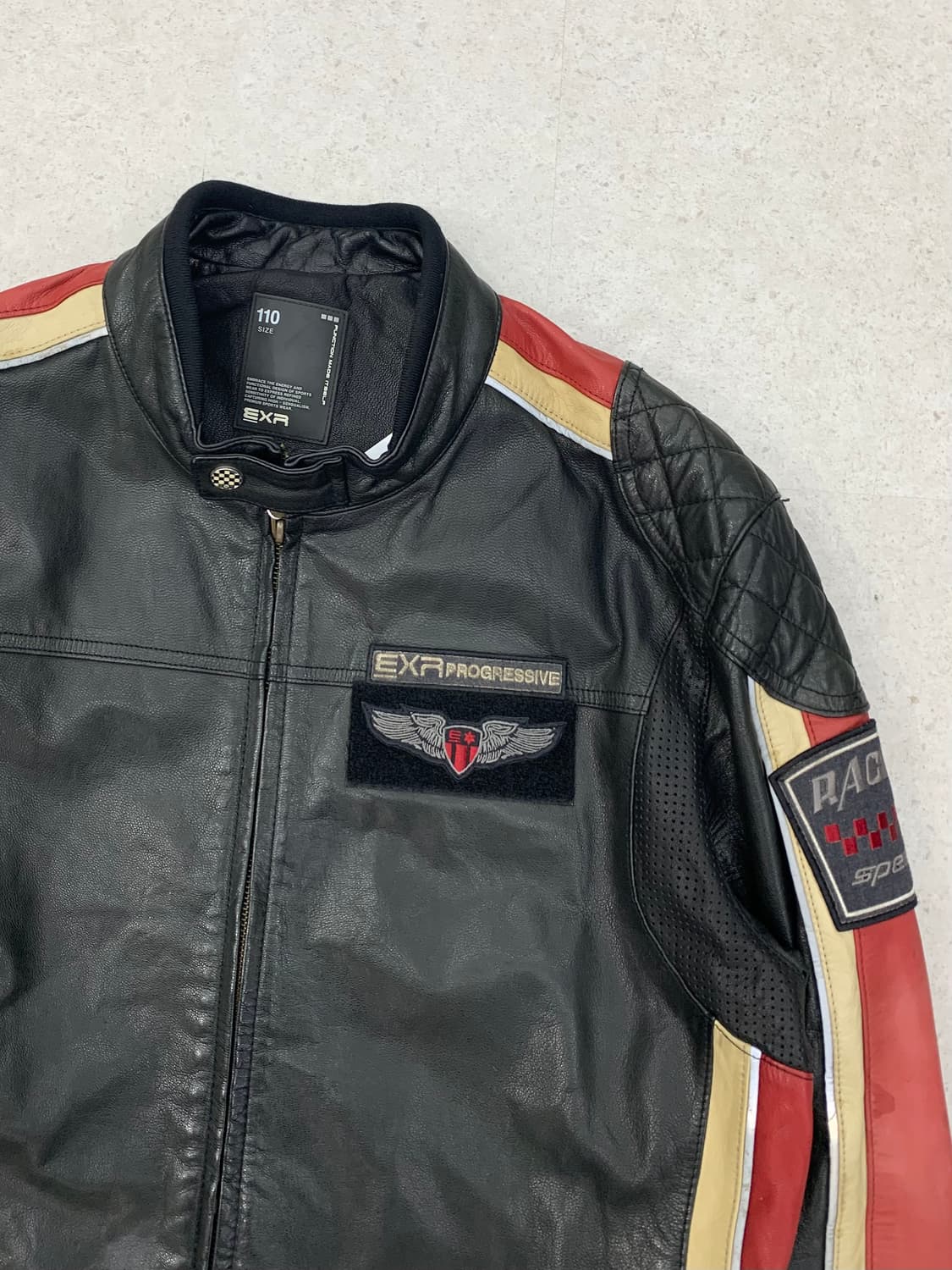 Exr 레이싱레더 자켓 상품이미지2