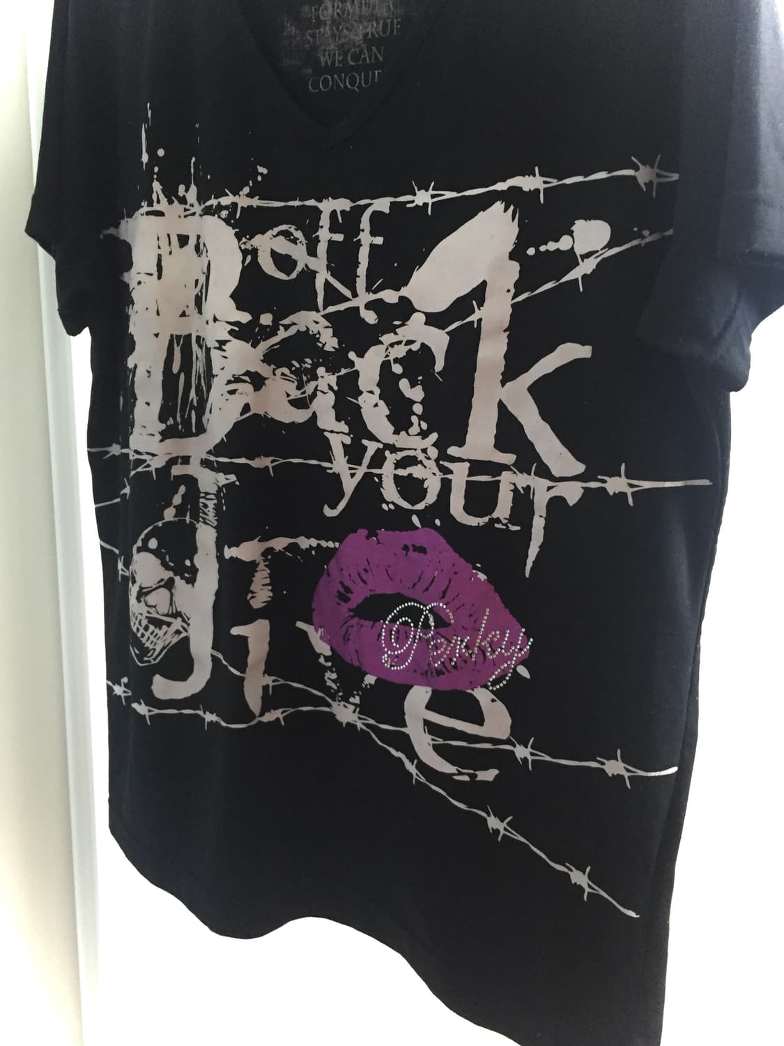 Gyaru Punk 💋 Top 갸루 펑크 립 그래픽 탑 상품이미지2