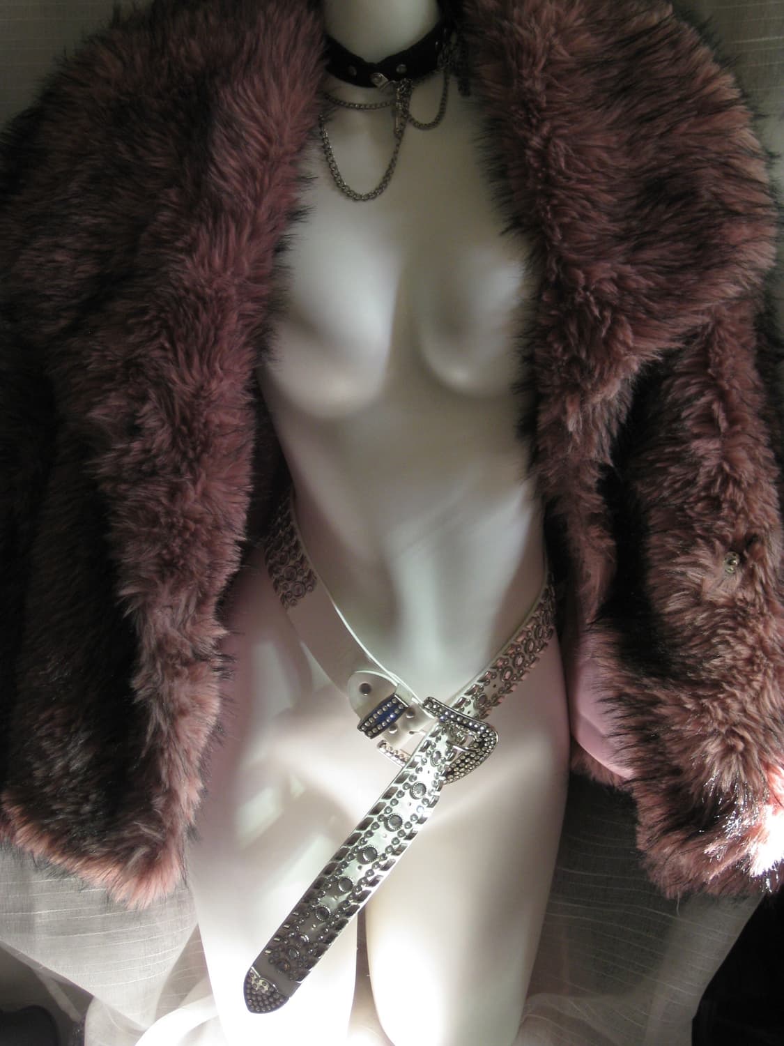 핑크 퍼자켓 glam fur jacket 상품이미지5