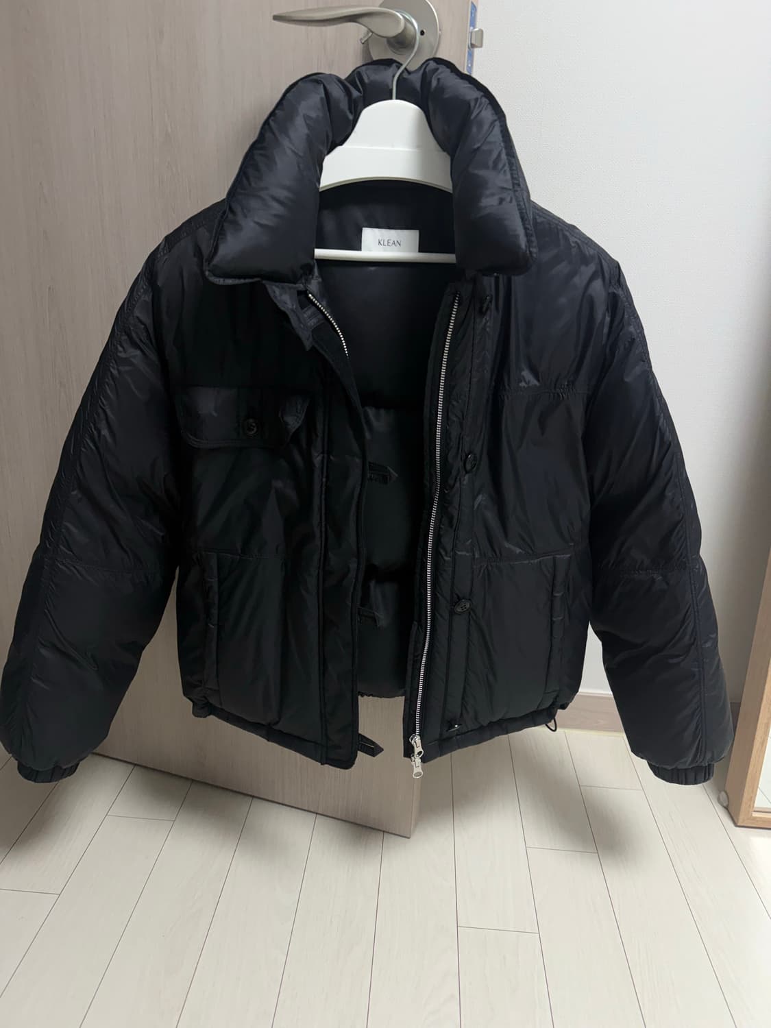 KLEAN 클린 Raf 다운 패딩 블랙 상품이미지4