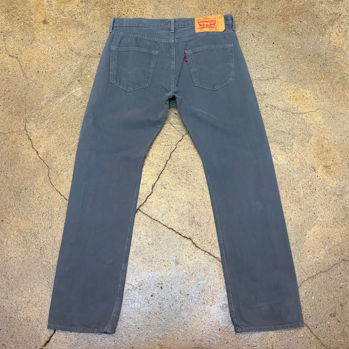 00s 미국 빈티지 리바이스 501 그레이 청바지 상품이미지5